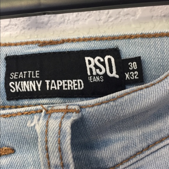 RSQ Seattle Skinny Taper Ripped Jeans - Picture 5 of 7